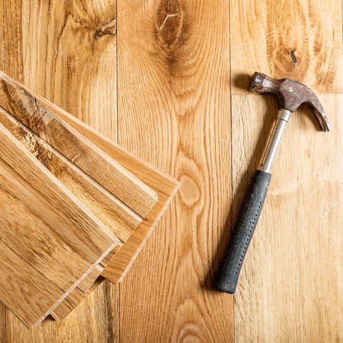 Hammer on hardwood planks  - CONTEMPORARY CARPET & FLOORING in FL