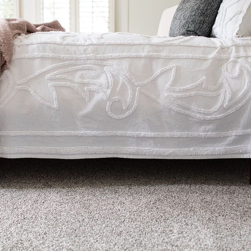 Bed and table on carpet floor - CONTEMPORARY CARPET & FLOORING in FL